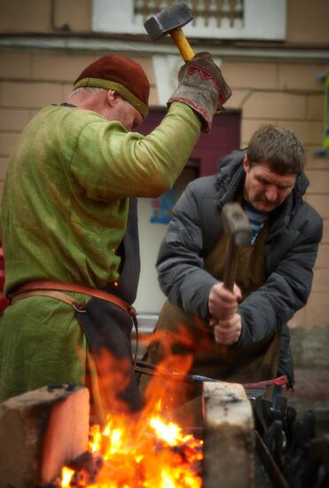 "The Philosophy of Metal" smithcraft exhibition in St Petersburg