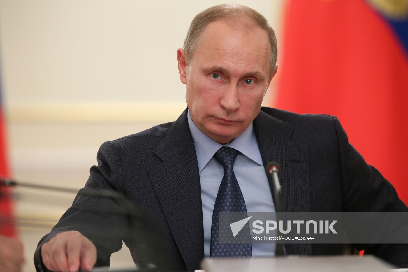 Vladimir Putin holds meeting in Novo-Ogaryovo