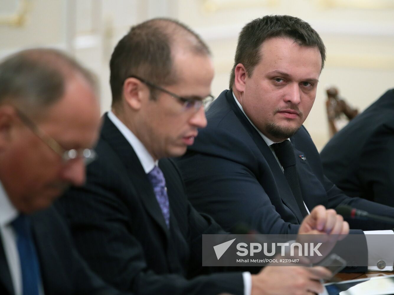 Vladimir Putin holds meeting in Novo-Ogaryovo