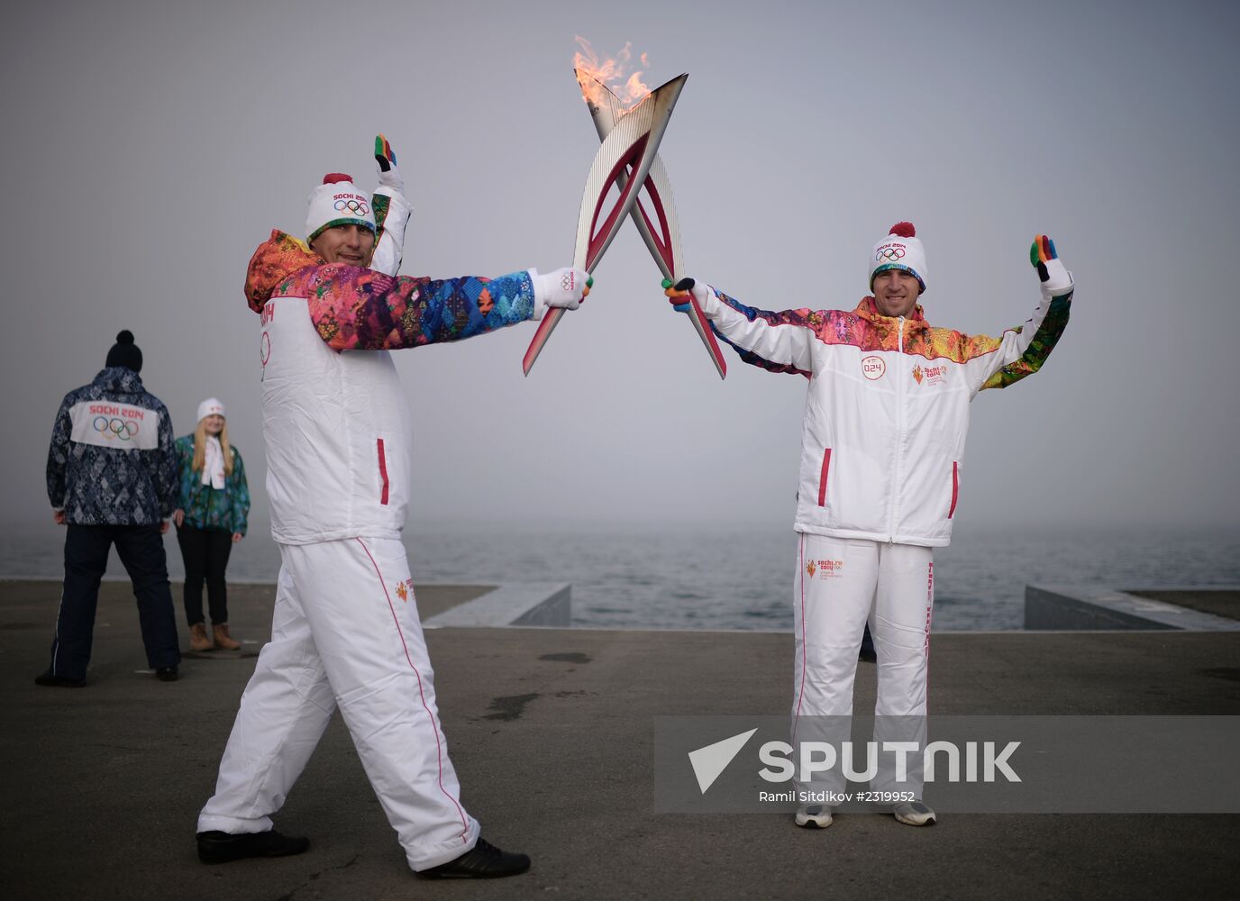 Olympic Torch Relay. Vladivostok. Day One