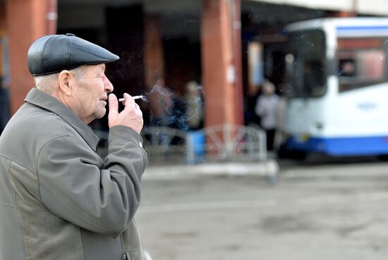 Smoking in public areas