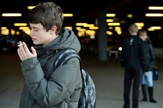 Smoking in public areas