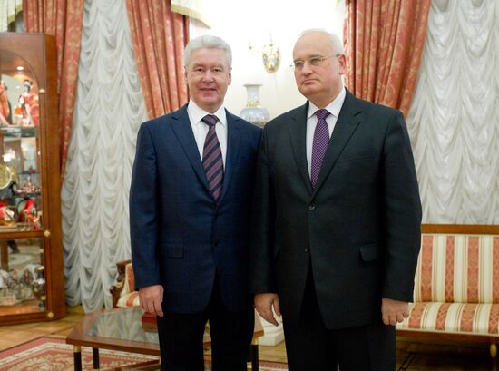Sergei Sobyanin meets with Nikolai Ladutko in Moscow