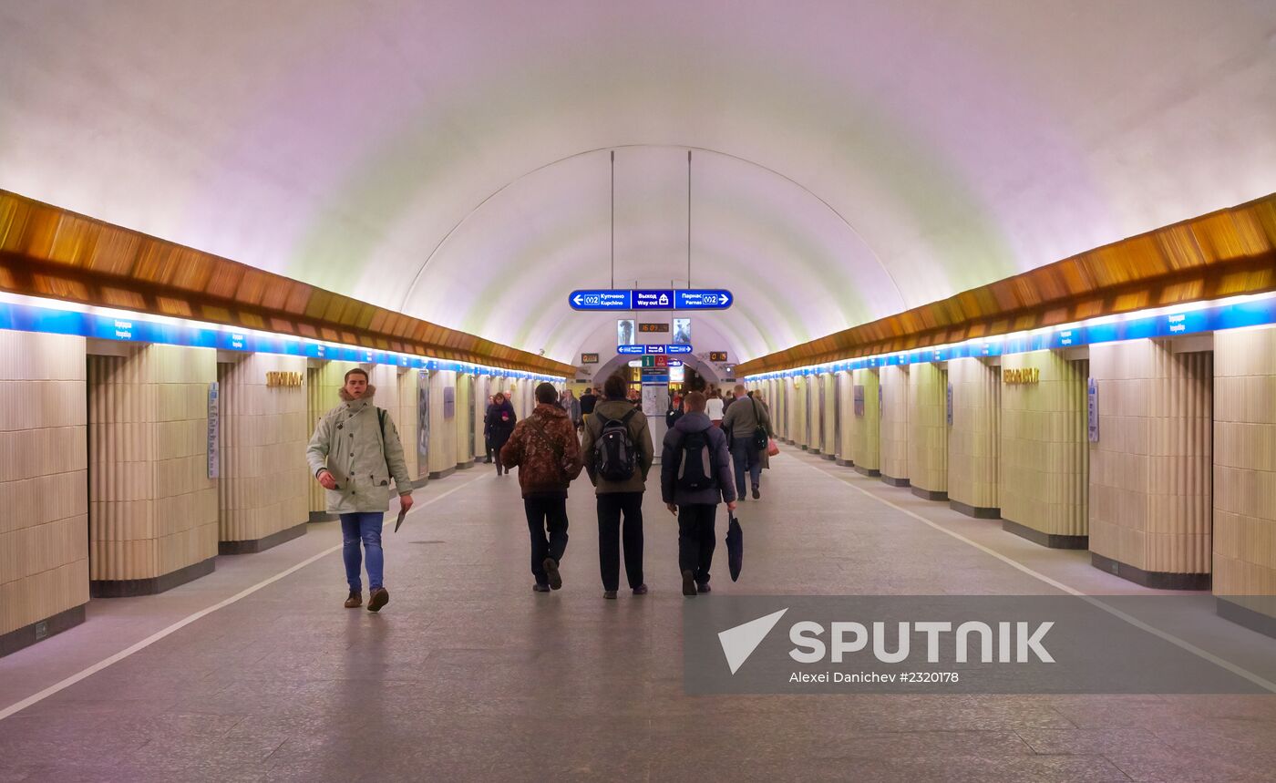 Petrogradskaya metro station in St. Petersburg opens after major overhaul