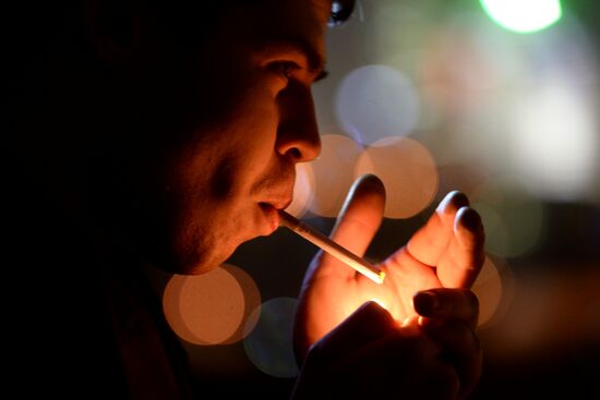 Smoking in public places