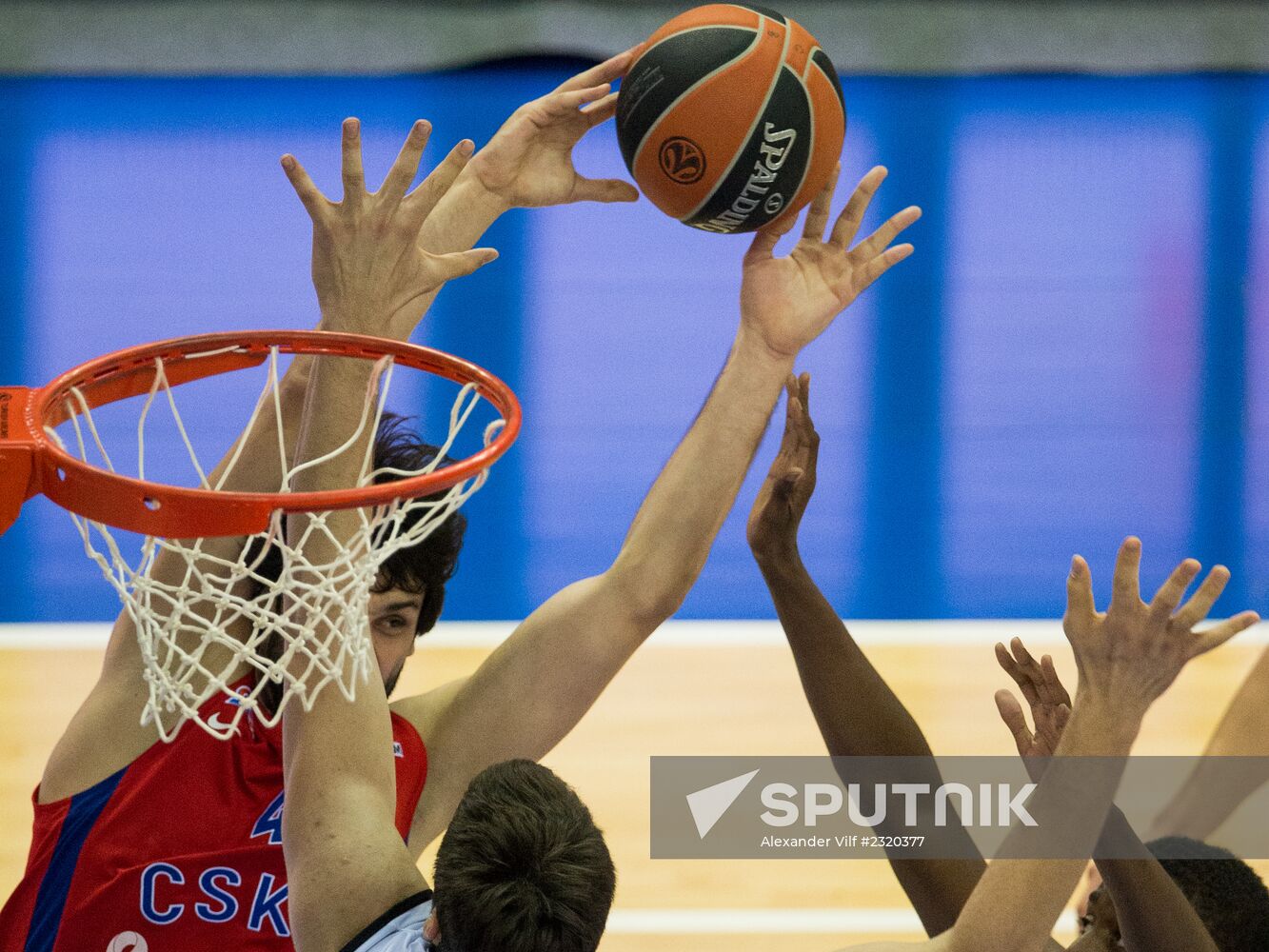 Basketball Euroleague. CSKA vs. Partizan