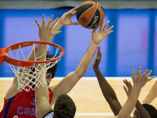 Basketball Euroleague. CSKA vs. Partizan