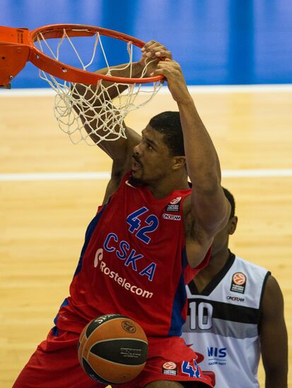 Basketball Euroleague. CSKA vs. Partizan