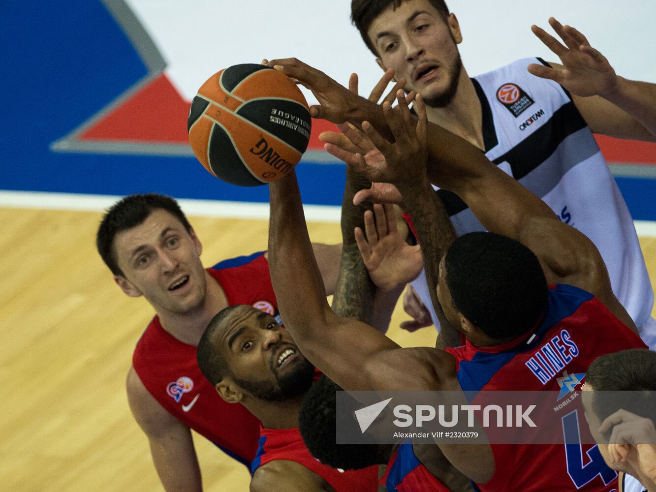 Basketball Euroleague. CSKA vs. Partizan