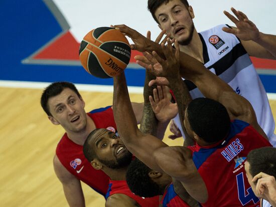 Basketball Euroleague. CSKA vs. Partizan