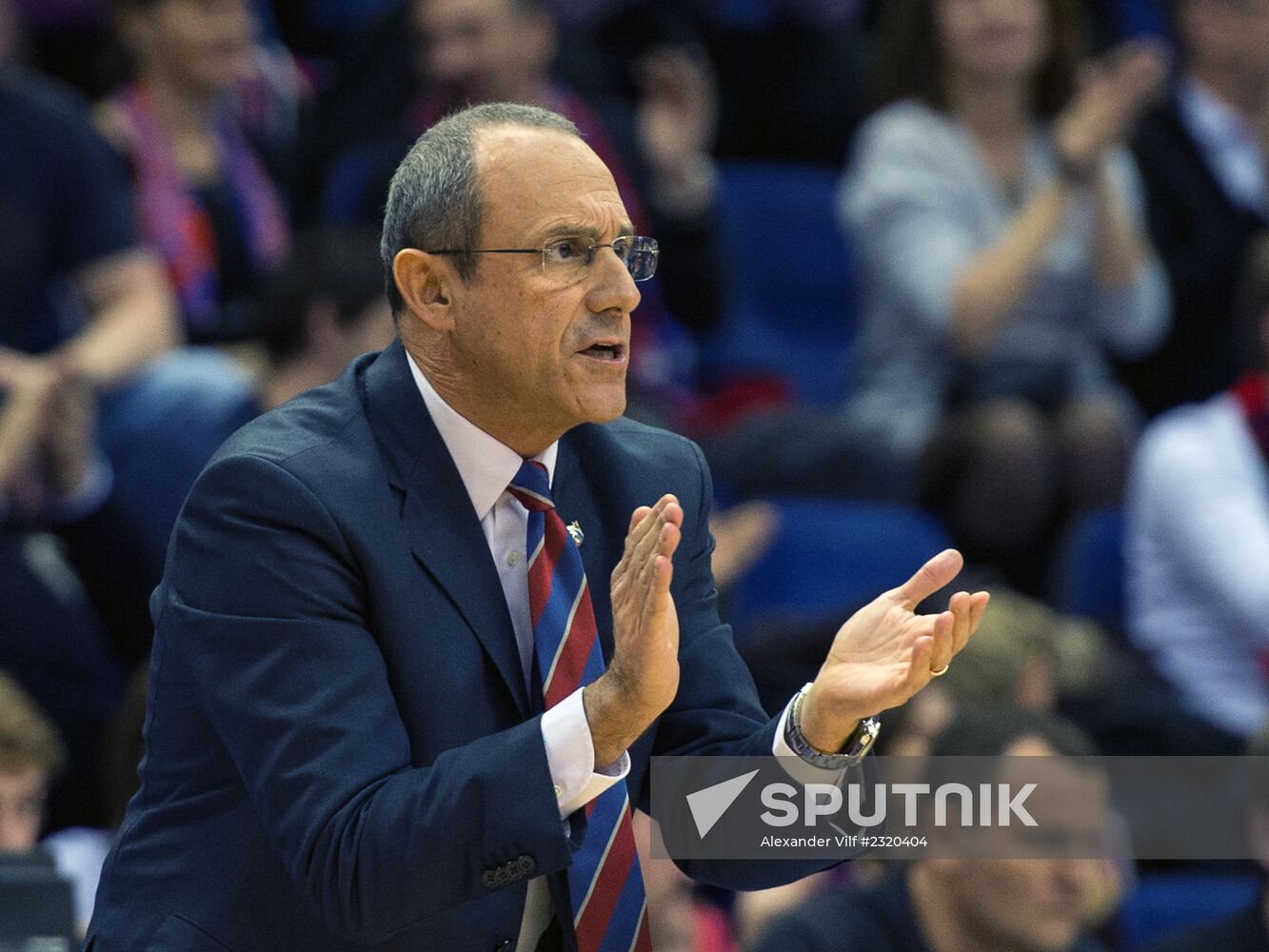 Basketball Euroleague. CSKA vs. Partizan
