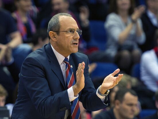 Basketball Euroleague. CSKA vs. Partizan