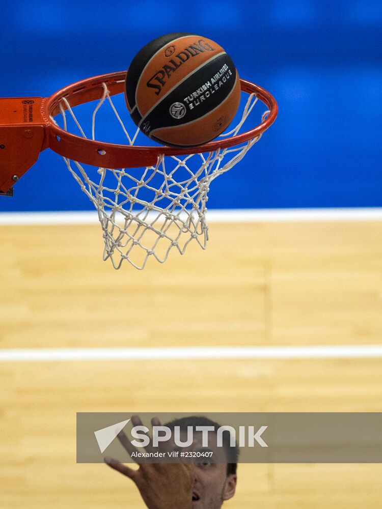 Basketball Euroleague. CSKA vs. Partizan