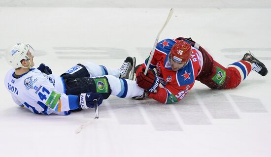 Kontinental Hockey League. CSKA vs. Barys