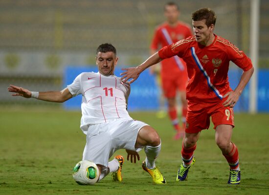 Football. Friendly match Russia vs. Serbia