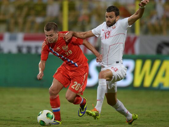 Football. Friendly match Russia vs. Serbia