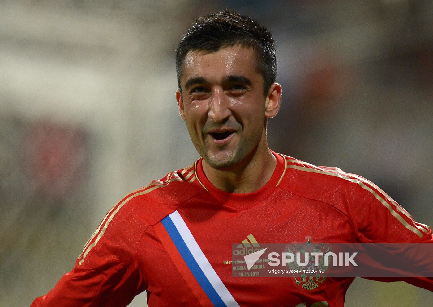 Football. Friendly match Russia vs. Serbia