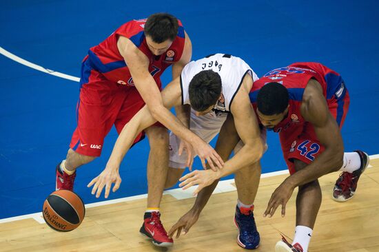 Basketball Euroleague. CSKA vs. Partizan