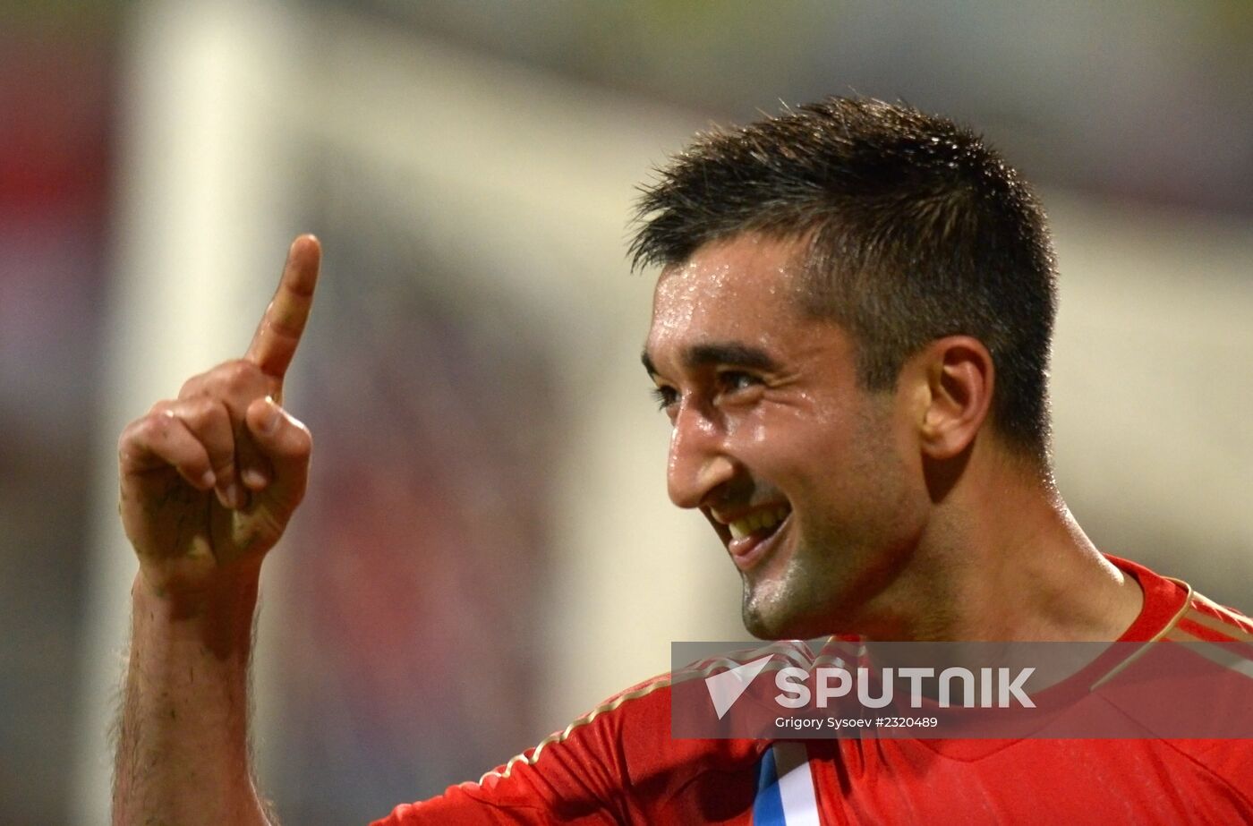 Football. Friendly match Russia vs. Serbia