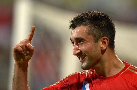 Football. Friendly match Russia vs. Serbia
