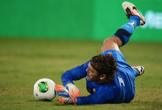 Football. Friendly match Russia vs. Serbia