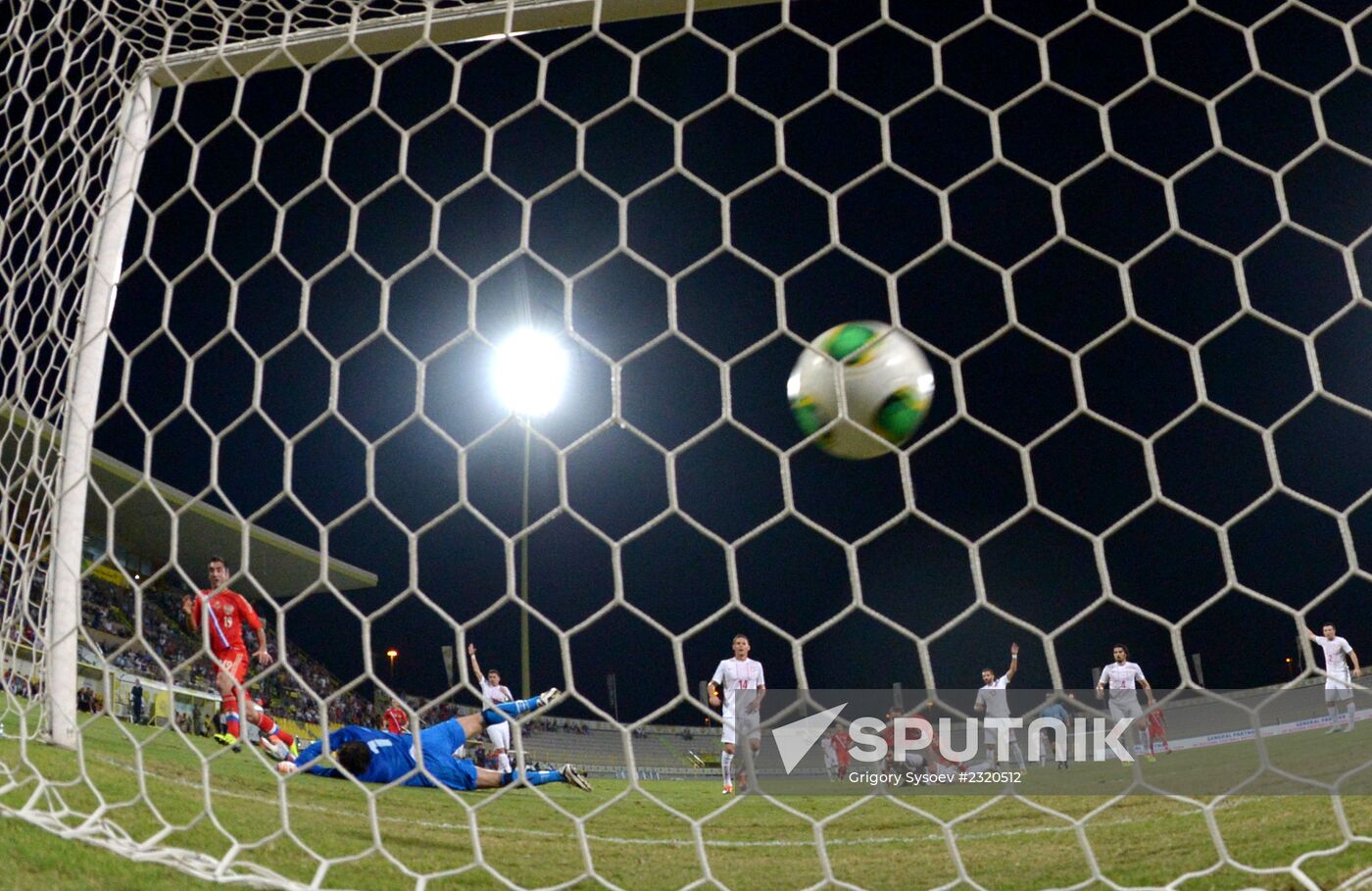 Football. Friendly match Russia vs. Serbia