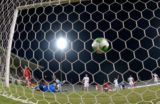 Football. Friendly match Russia vs. Serbia