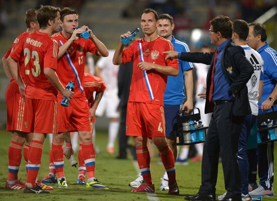 Football. Friendly match Russia vs. Serbia