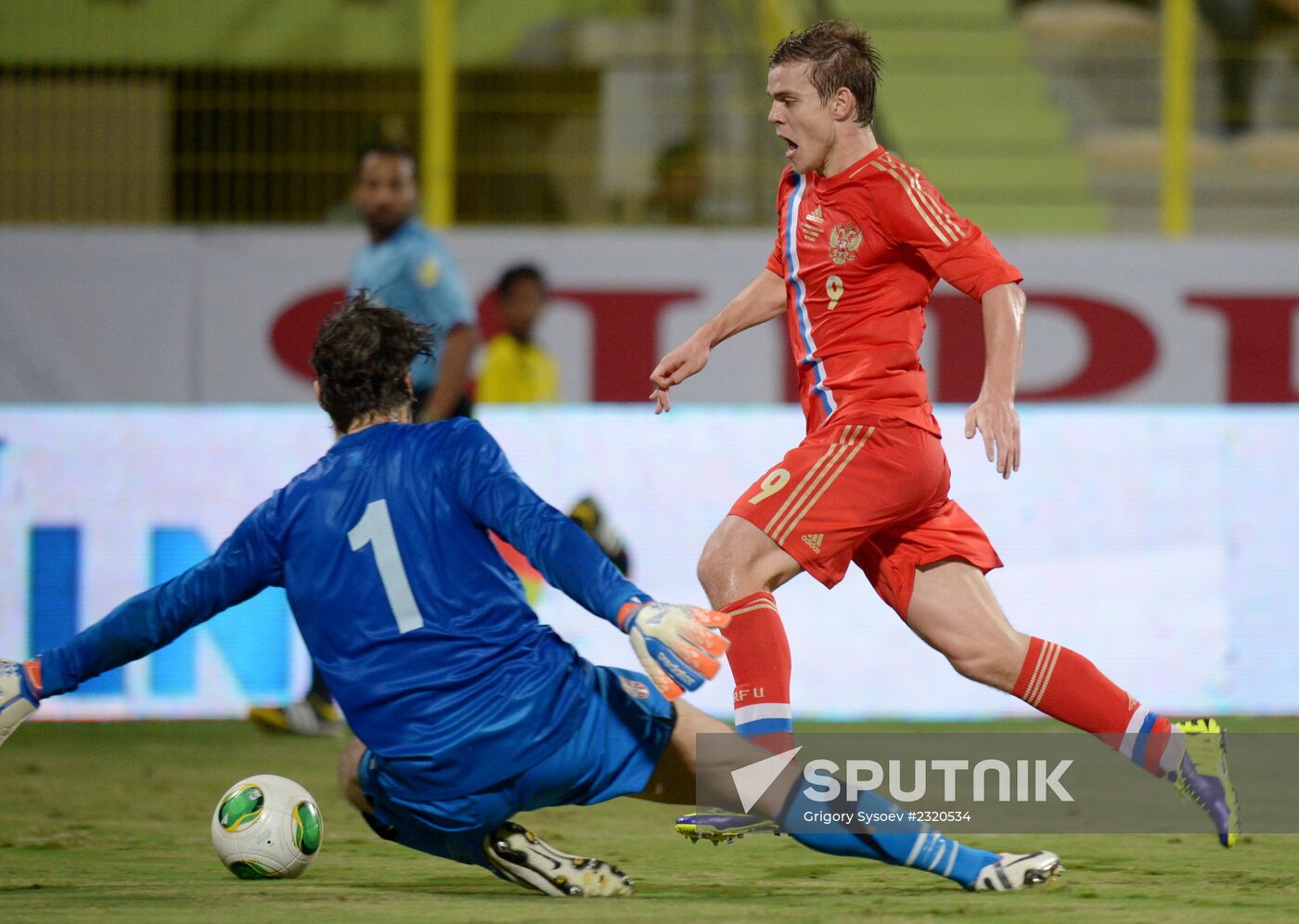 Football. Friendly match Russia vs. Serbia