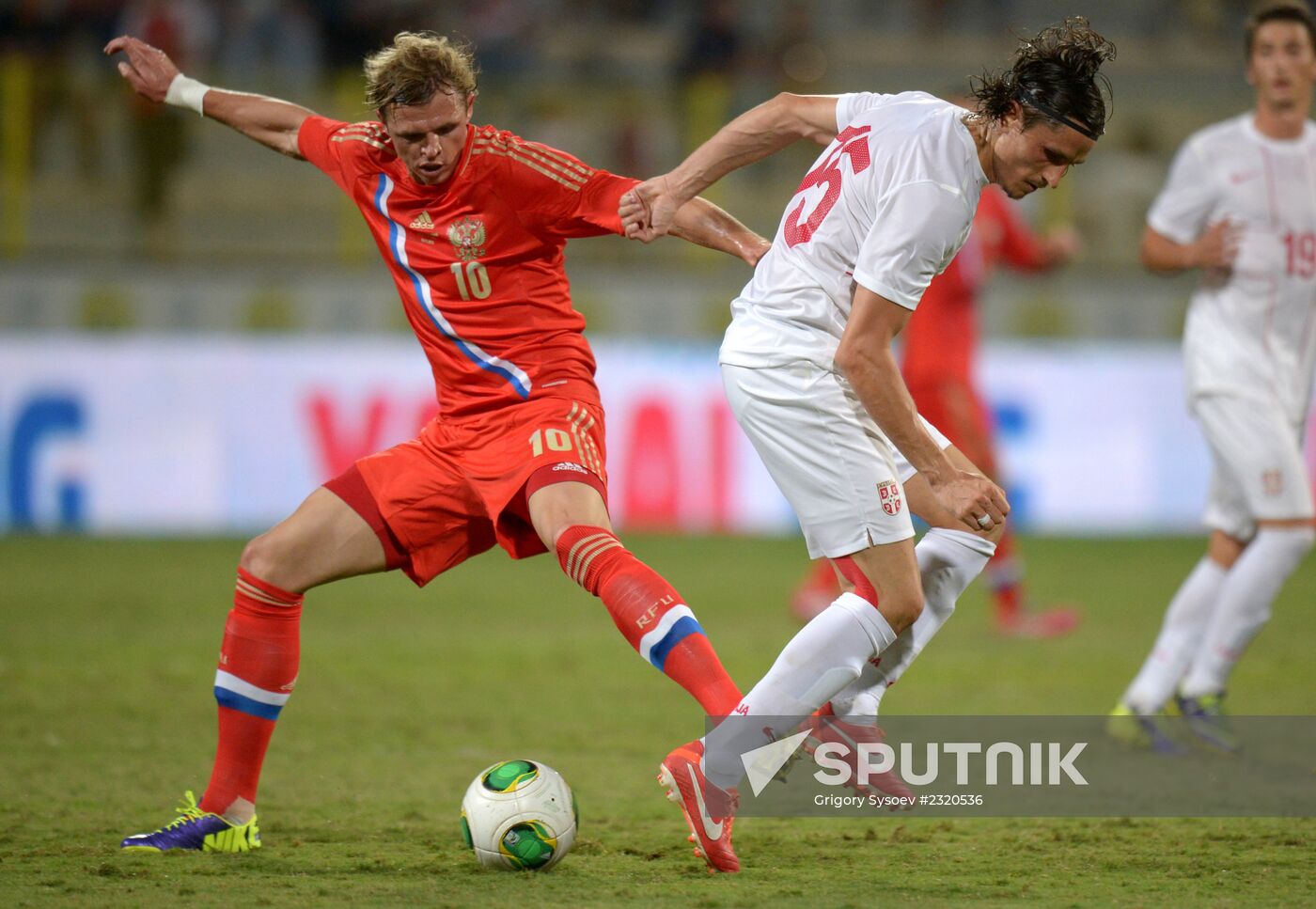 Football. Friendly match Russia vs. Serbia