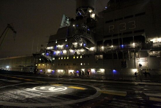 Indian aircraft carrier "Vikramaditya"