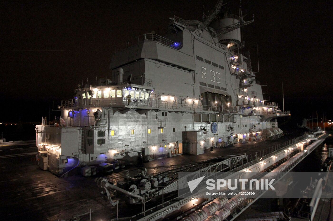 Indian aircraft carrier "Vikramaditya"