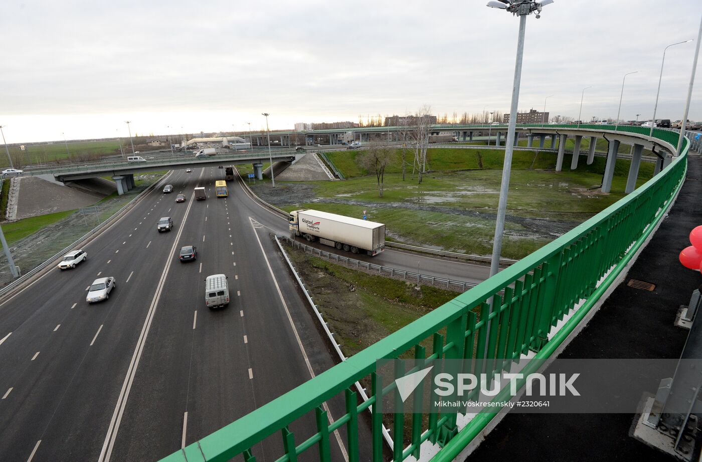 Opening of two new toll sections of M-4 Don Highway