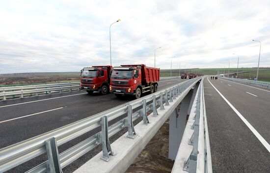 Opening of two new toll sections of M-4 Don Highway