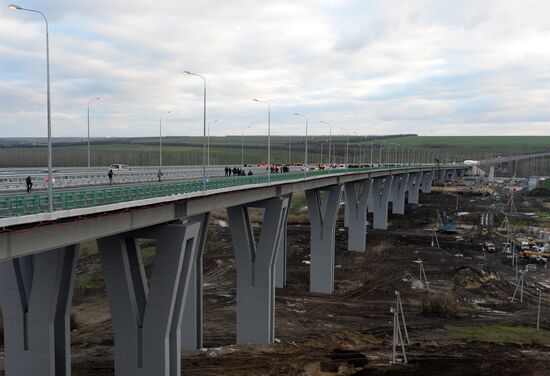 Opening of two new toll sections of M-4 Don Highway