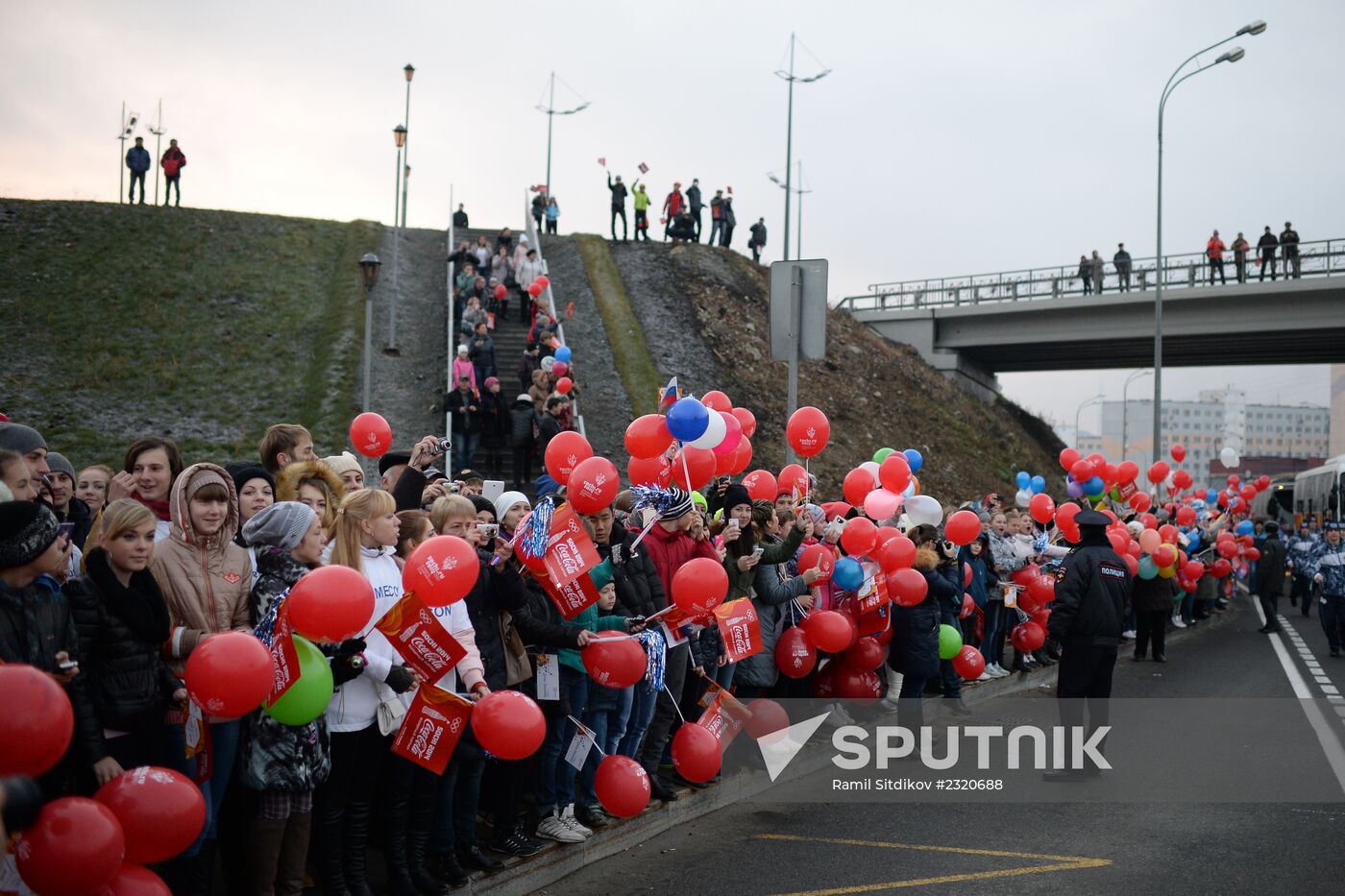 Olympic torch relay. Vladivostok. Day Two