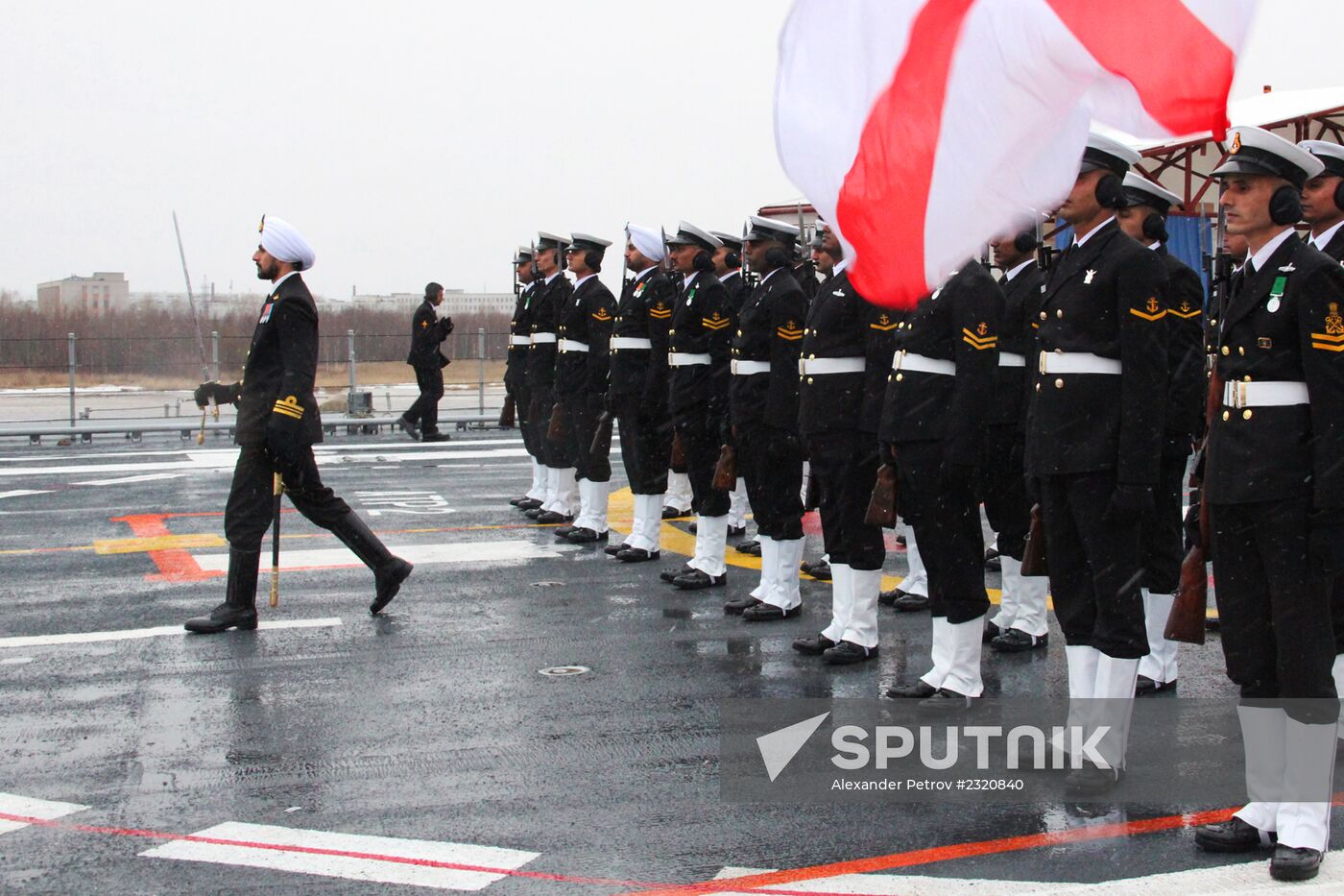 Indian aircraft carrier "Vikramaditya" in Severodvinsk