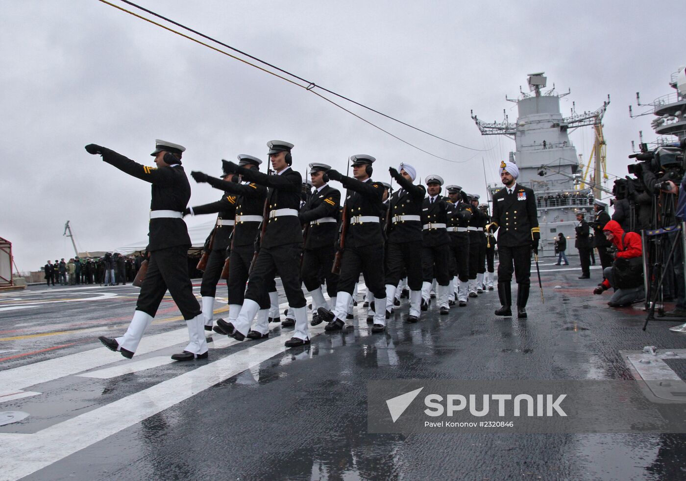 Indian aircraft carrier "Vikramaditya" in Severodvinsk