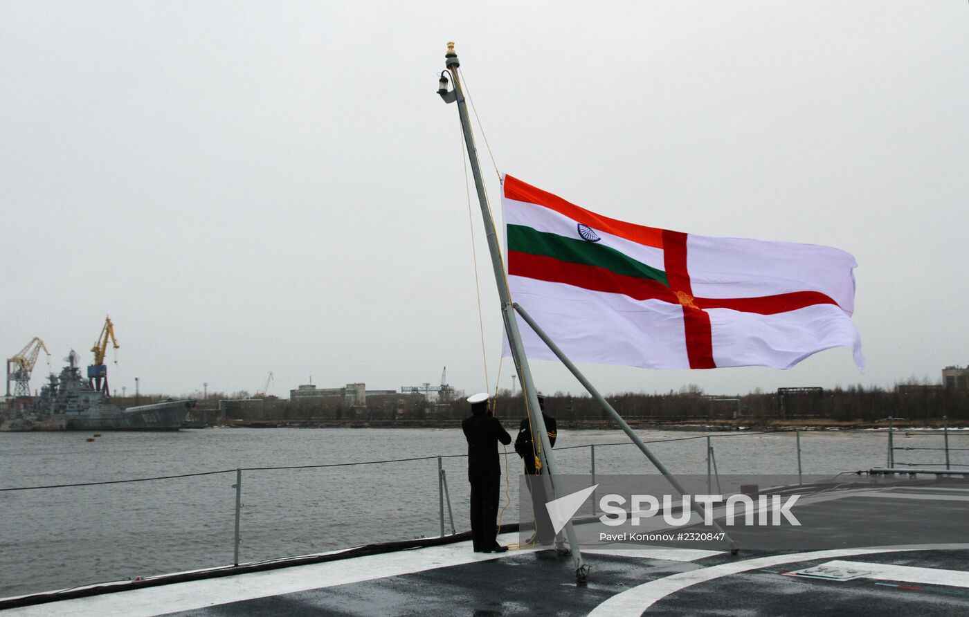 Indian aircraft carrier "Vikramaditya" in Severodvinsk