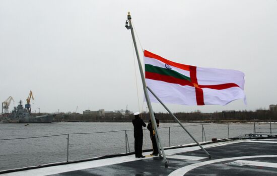 Indian aircraft carrier "Vikramaditya" in Severodvinsk