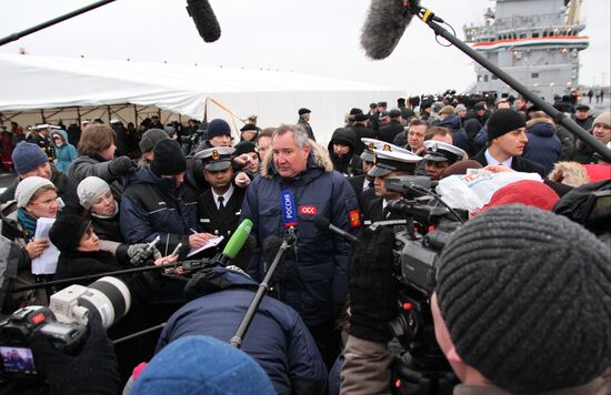 Indian aircraft carrier "Vikramaditya" in Severodvinsk