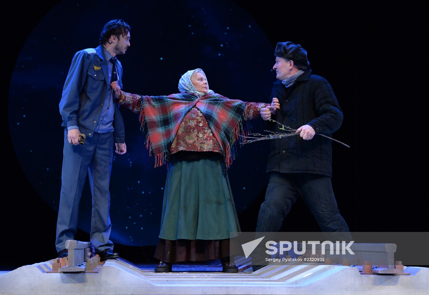 Dress rehearsal of play Unforgettable Acquaintances