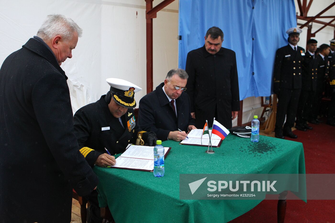 Indian aircraft carrier INS Vikramaditya in Severodvinsk