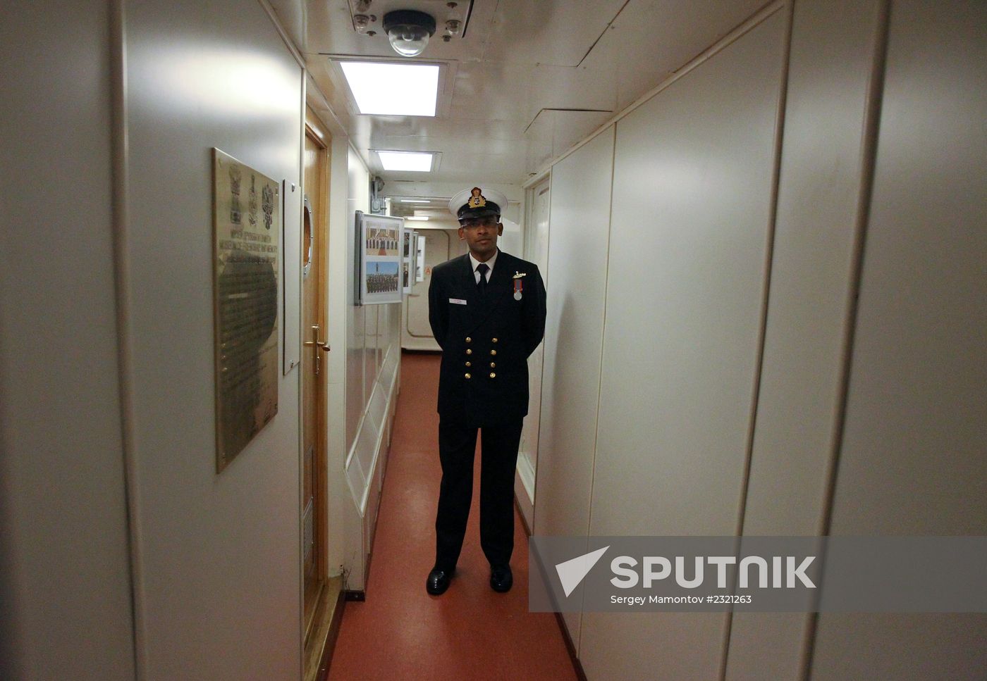Indian aircraft carrier INS Vikramaditya in Severodvinsk