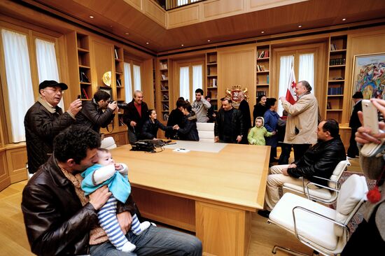 Doors Open Day at Presidential Palace in Tbilisi