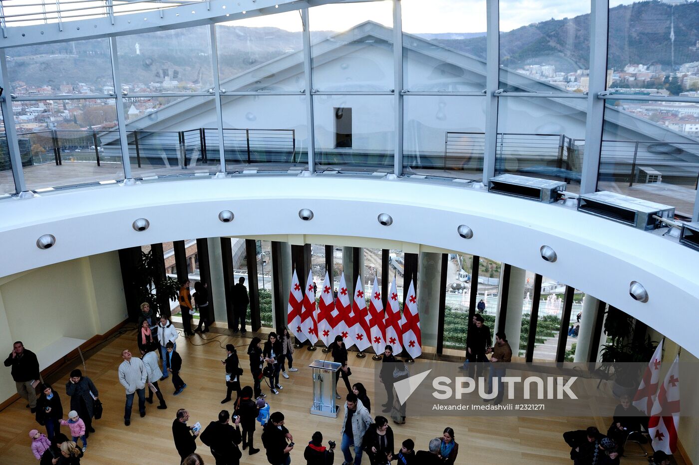 Doors Open Day at Presidential Palace in Tbilisi