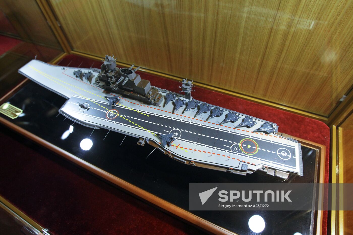 Indian aircraft carrier INS Vikramaditya in Severodvinsk