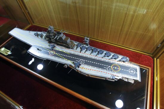 Indian aircraft carrier INS Vikramaditya in Severodvinsk