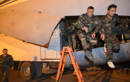 Russian plane with humanitarian aid arrives in Syria