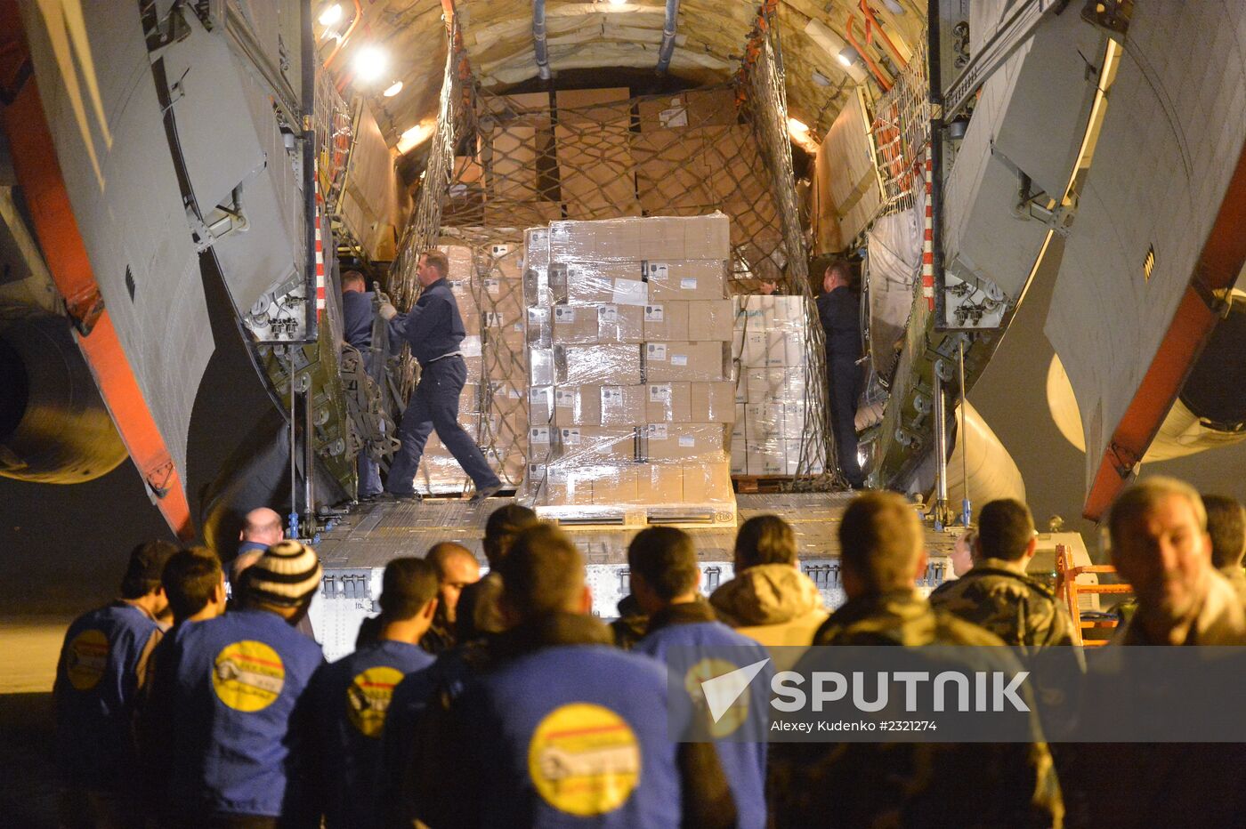 Russian plane with humanitarian aid arrives in Syria